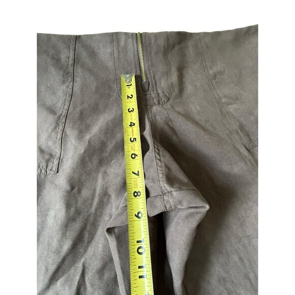 Houston White Faux Suede Jumpsuit Women’s Size Large Brown Gray Target Exclusive - Picture 9 of 13